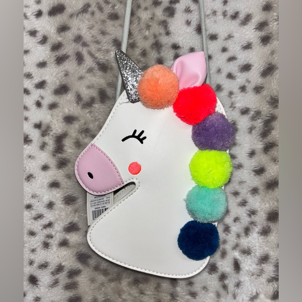 CAT & JACK UNICORN CROSSBODY BAG